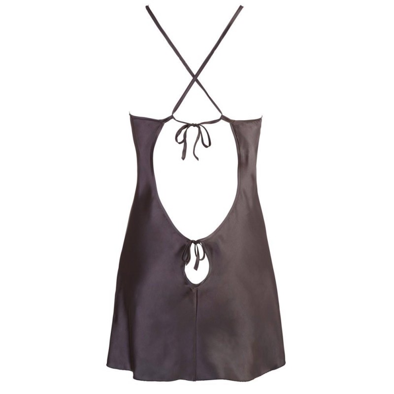 Satin Chemise Black XL